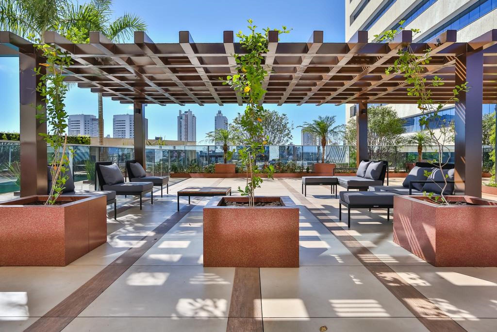 Transamerica Collection Goiânia Kültér fotó Rooftop garden